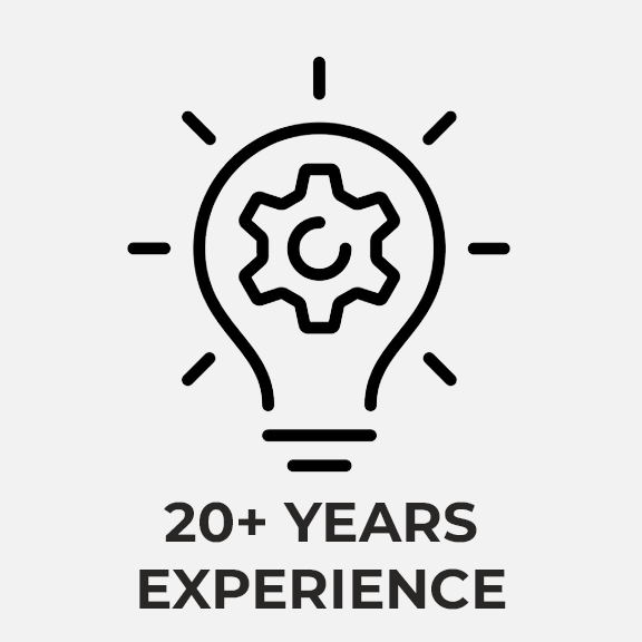 20+ Years Experience
