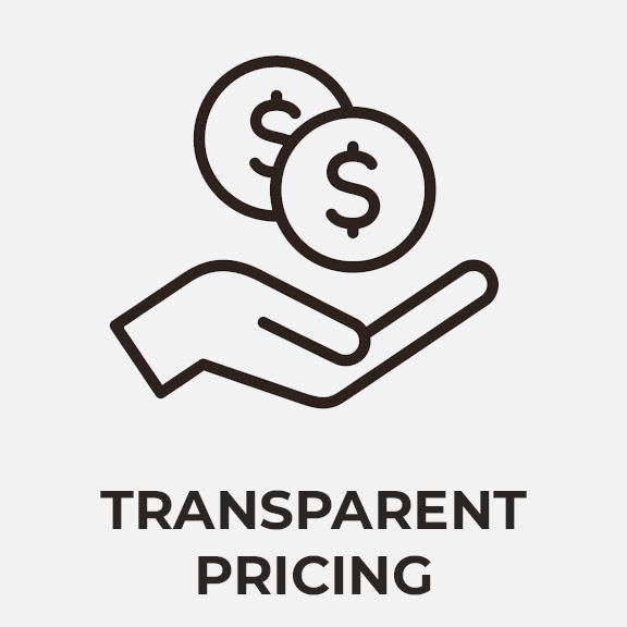 Transparent Pricing